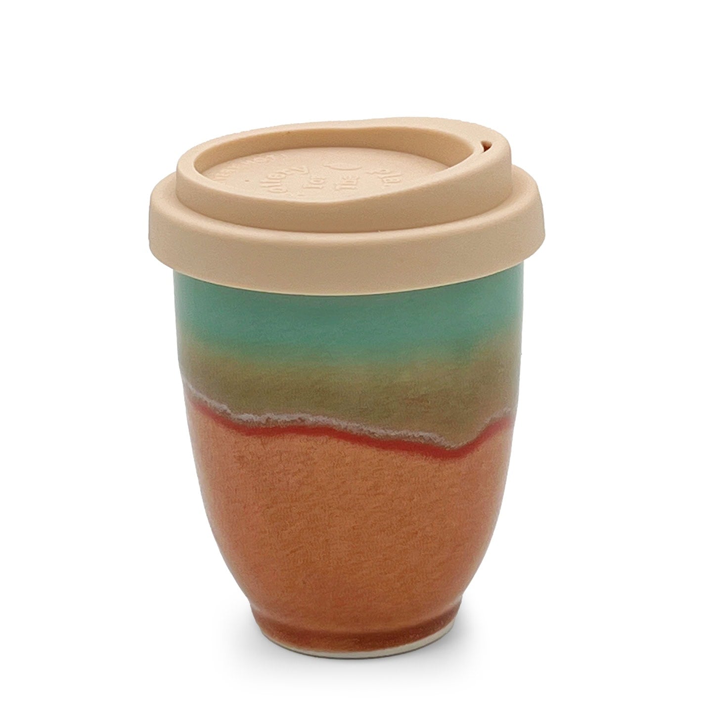 Coral Dreaming Ceramic Travel Cup - 8oz