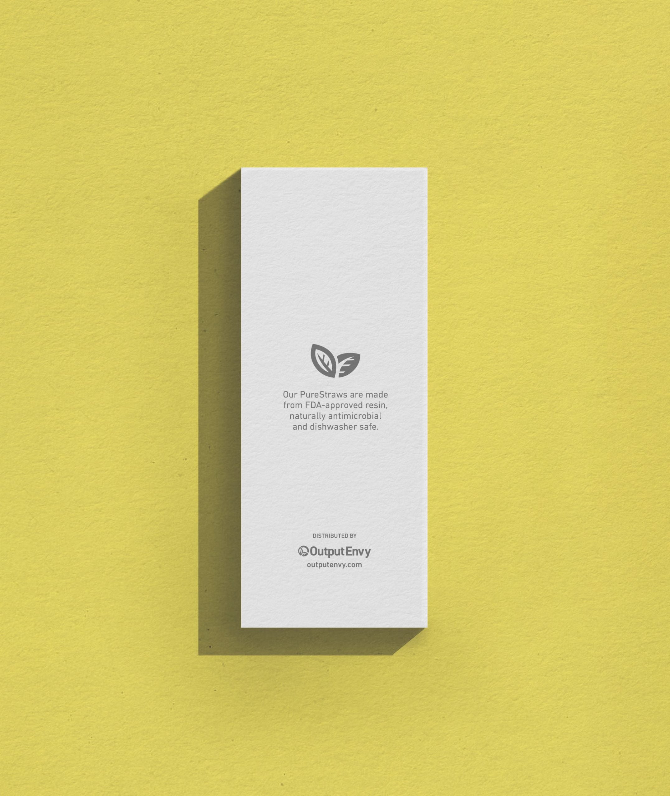 Reusable Straws with Cleaning Brush - Sorbet Yellow