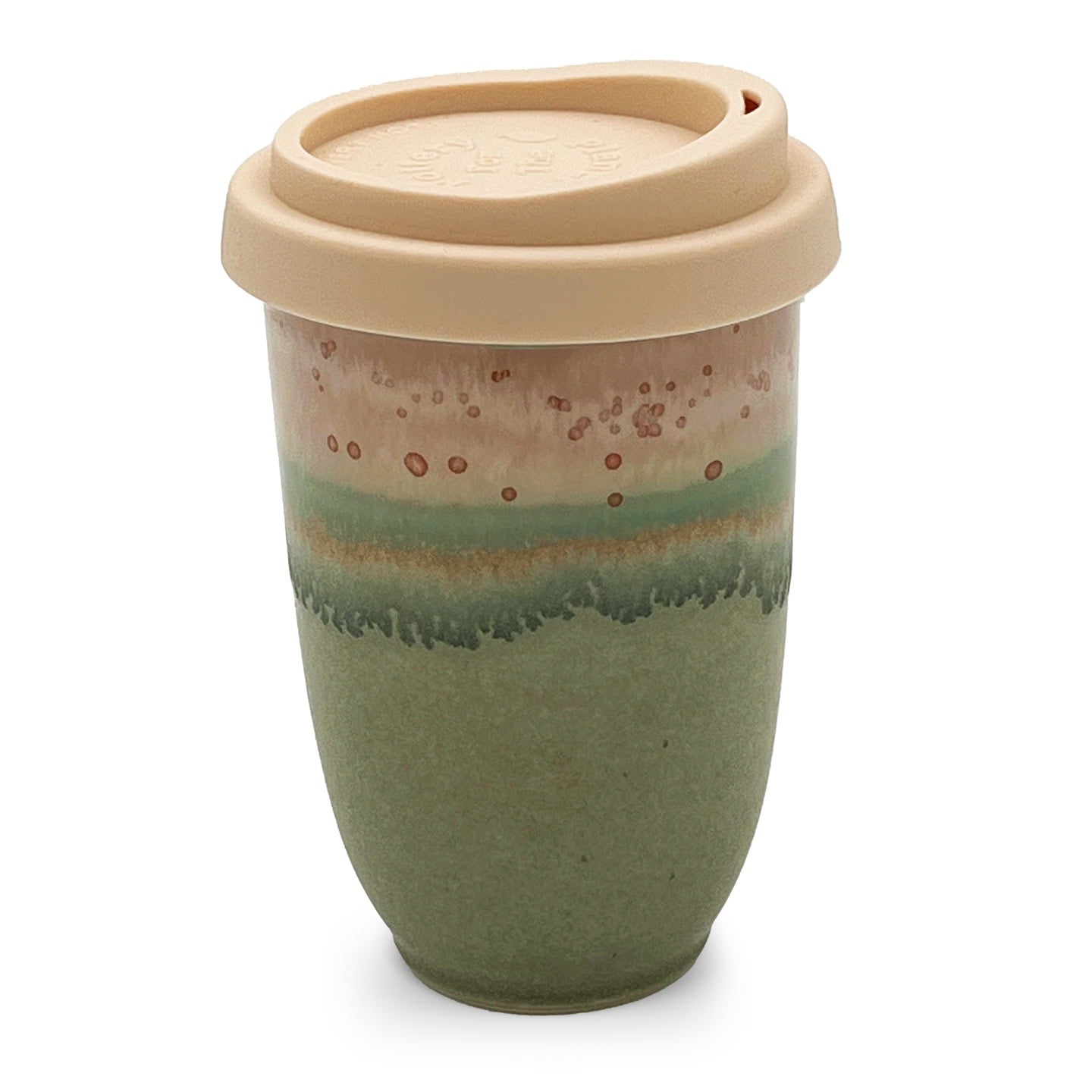Rainforest Jasper Ceramic Travel Cup - 12oz