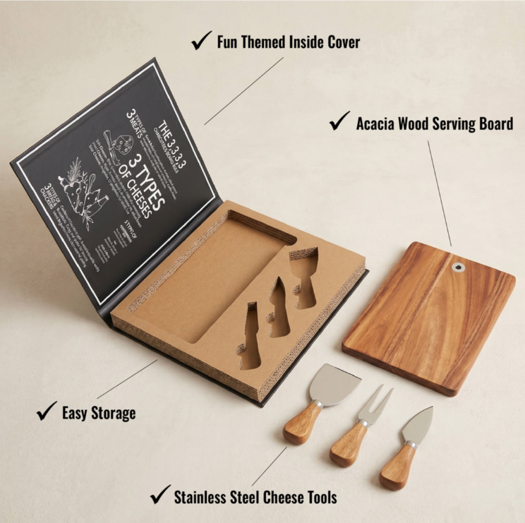 The Gourmet Cheese Board Book Box