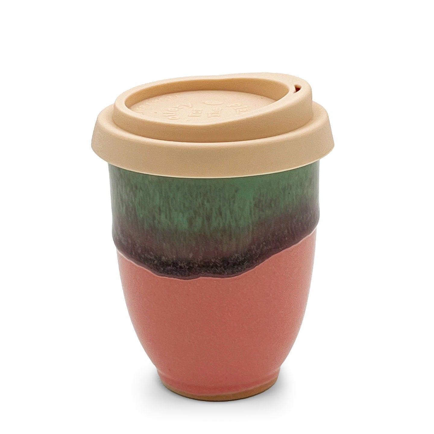 Pink Flamingo Ceramic Travel Cup - 8oz