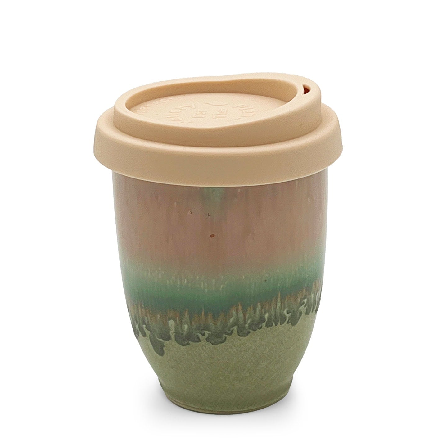Rainforest Jasper Ceramic Travel Cup - 8oz