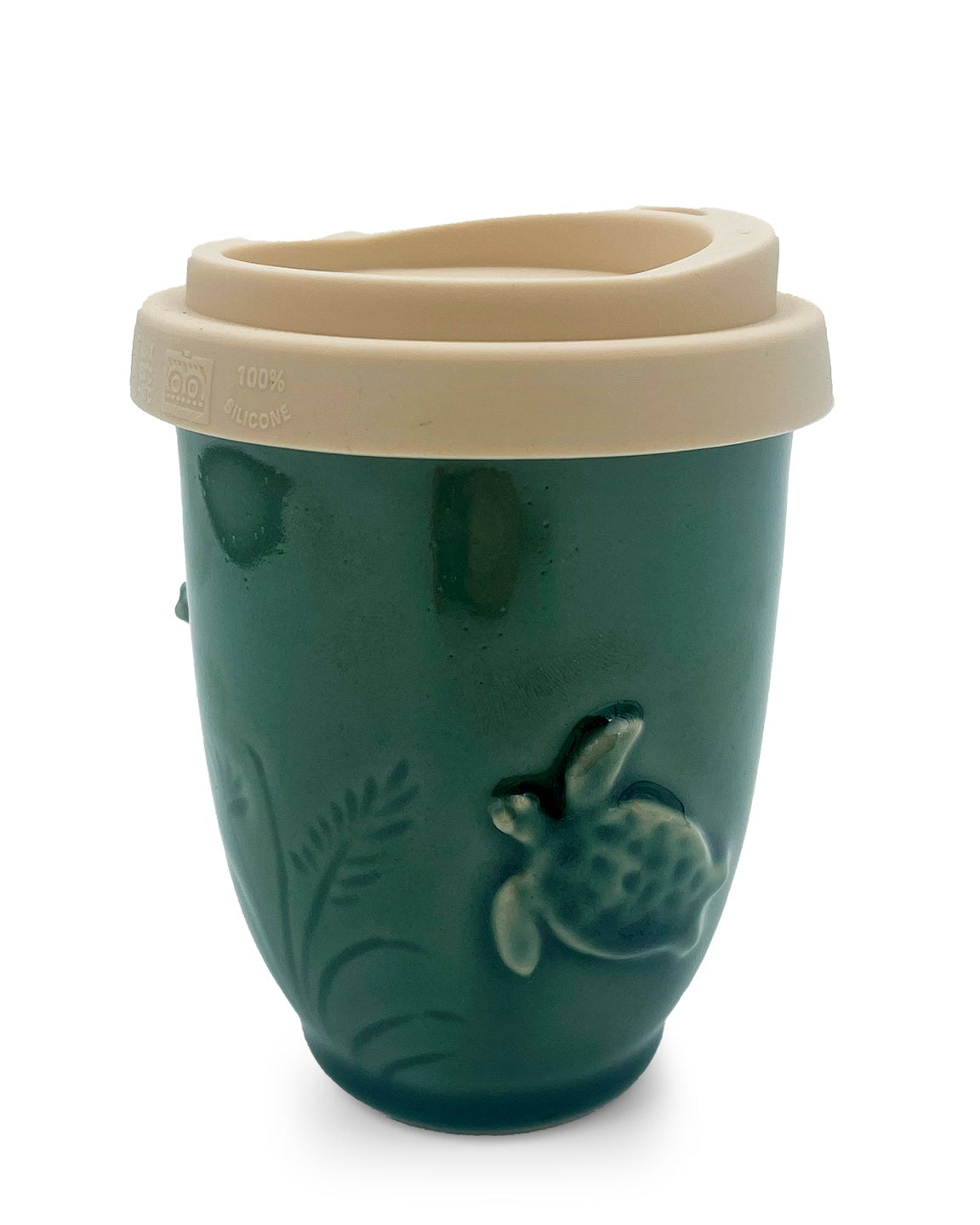 Green Sea Turtle Ceramic Travel Cup - 8oz