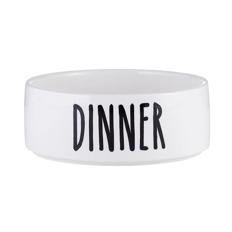Ceramic Pet Bowl – Dinner