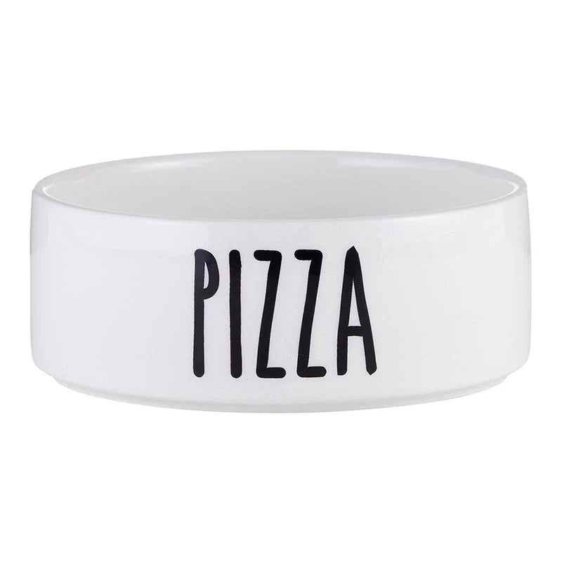 Ceramic Pet Bowl – Pizza