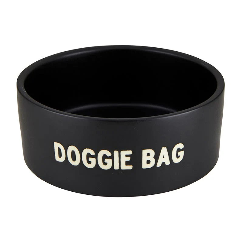 Ceramic Pet Bowl – Doggie Bag