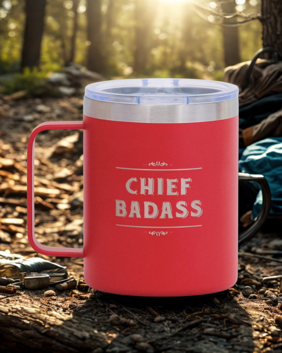 Sweet Disorder Chief Badass Insulated Mug