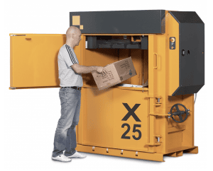 X25 Bramidan Baler in New Zealand Installed by Output Envy