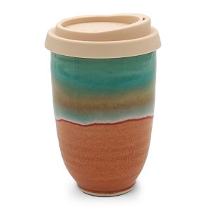 Coral Dreaming Ceramic Travel Cup – 12oz
