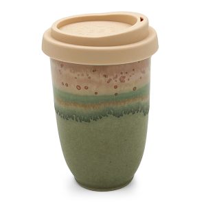 Rainforest Jasper Ceramic Travel Cup – 12oz