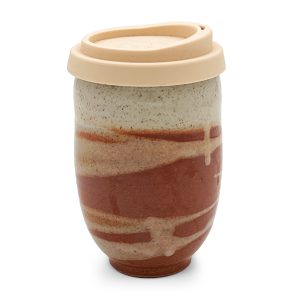 Shino-Yaki Ceramic Travel Cup – 12oz