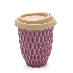 Lavender Ceramic Travel Cup – 8oz
