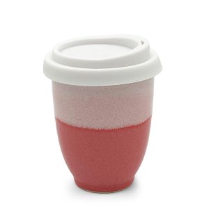 Raspberry Beret Ceramic Travel Cup – 8oz