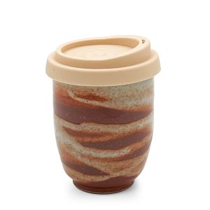 Shino-Yaki Ceramic Travel Cup – 8oz